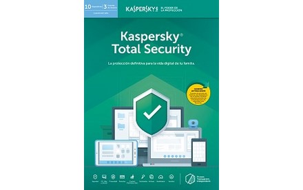Kaspersky Total Security Latin America Edition. 10-Device; 3-Account KPM; 1-Account KSK 1 year Base Download Pack - Antivirus